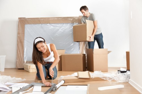 Service team assessing a moving-related complaint