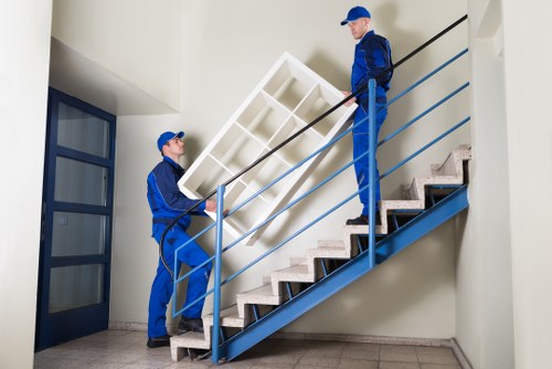 Local moving team handling a flat move in Covent Garden