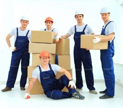Securely loaded van with tidy equipment and clear walkways