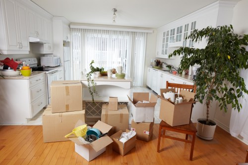 Removal team planning a house move in Covent Garden