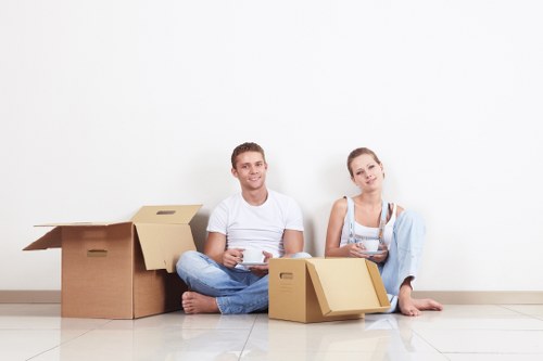 Apartment moving preparation in a Covent Garden residential property