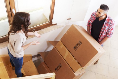 Office furniture pick-up service for a commercial property in Covent Garden