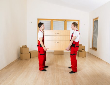 Local moving service in central London with van and equipment